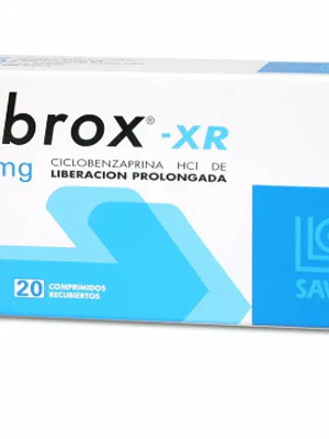 Fibrox XR Ciclobenzaprina 20 mg 20 Comprimidos.