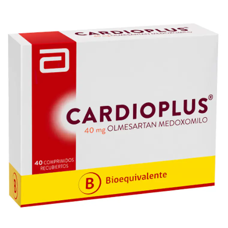 Cardioplus (B) Olmesartán 40 mg 40 Comprimidos. 1