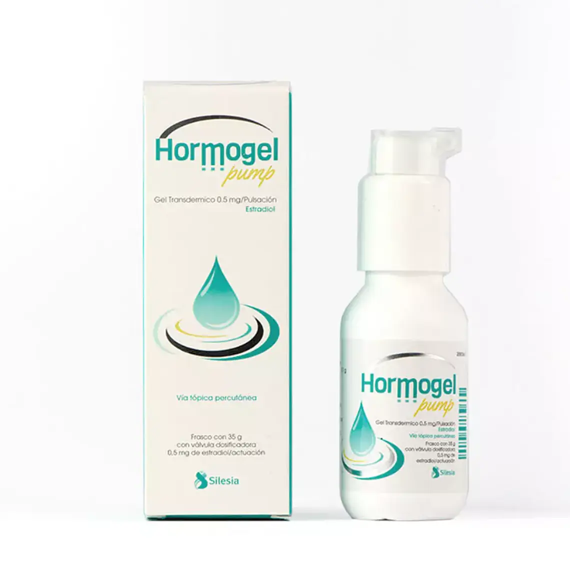 Hormogel Pump Estradiol 0,5 mg Gel transdérmico 35 g. 1