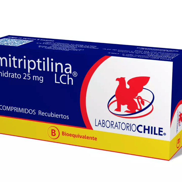 Amitriptilina (B) 25 mg 100 Comprimidos Recubiertos 1