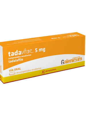 Tadavitae (B) Tadalafilo 5 mg  14 Comprimidos.