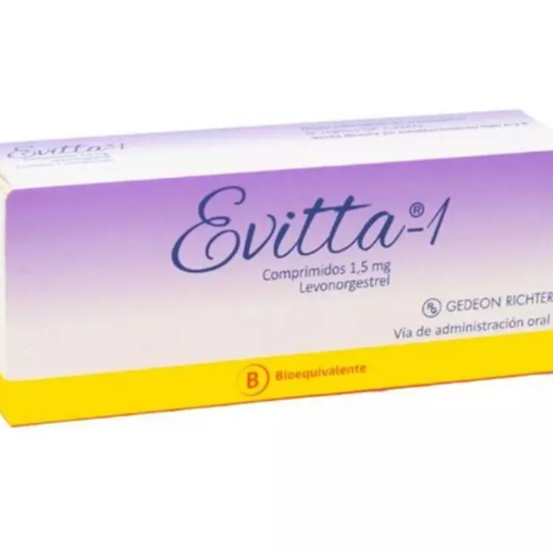 Evitta-1 (B) Levonorgestrel 1,5 mg 1 Comprimido. 1