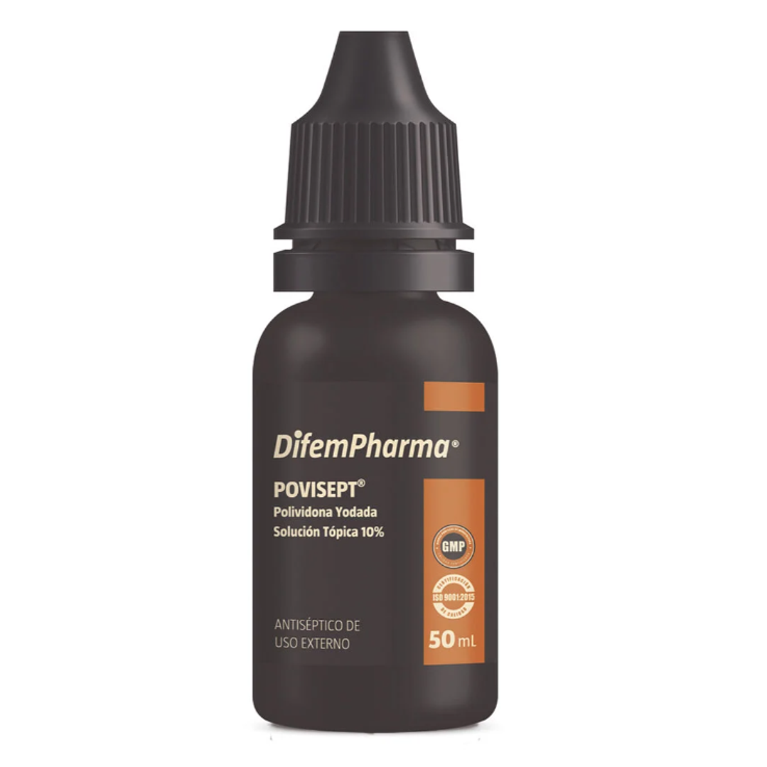 Povisept 10 % Povidona yodada Solución Tópica 50 ml 1