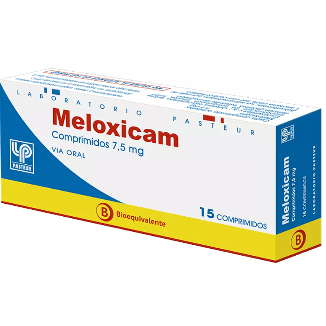 Meloxicam (B) 7,5 mg 15 Comprimidos. 1