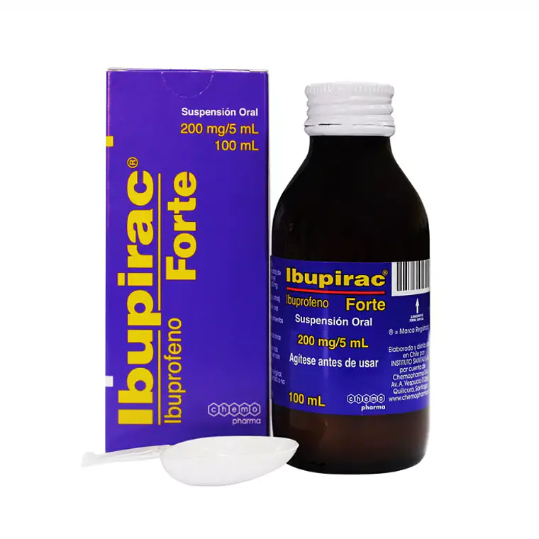 Ibupirac Forte Ibuprofeno 200 mg Jarabe 100  ml. 1