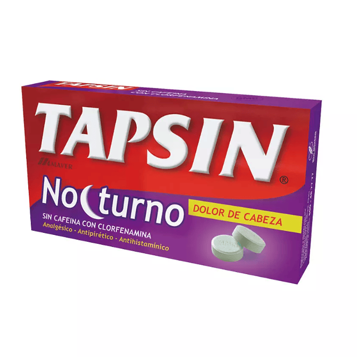 Tapsin Nocturno (B) Paracetamol 12 Comprimidos. 1
