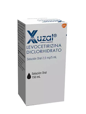 Xuzal (B) Levocetirizina 2,5 mg 5 ml Jarabe 150 ml.