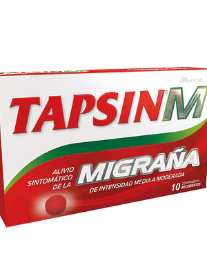 Tapsin Migraña (B) Paracetamol 10 Comprimidos recubiertos.