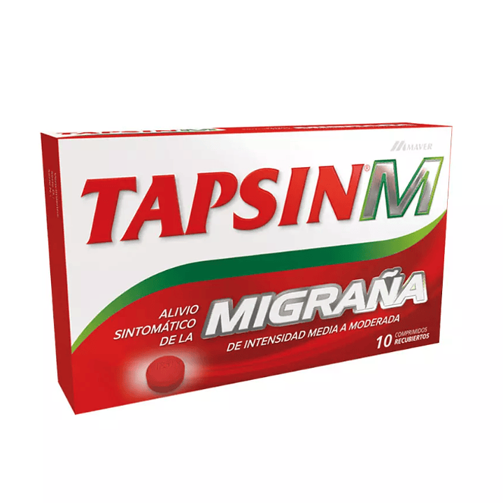 Tapsin Migraña  10 Comprimidos. 1