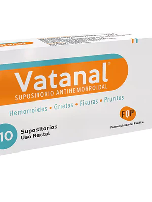 Vatanal Supositorios 10 Unidades.