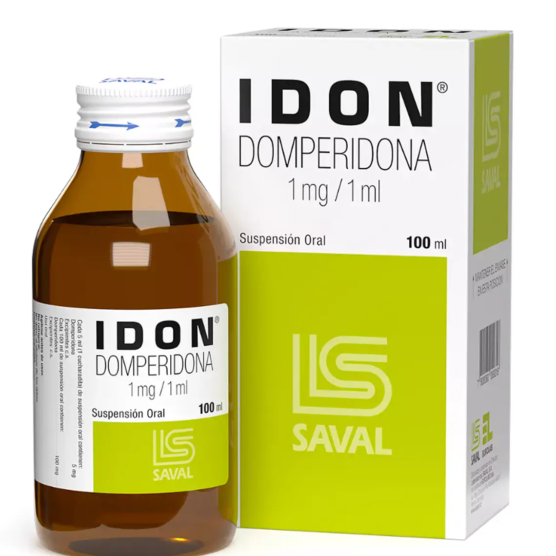 Idon Domperidona 1 mg /1  ml Jarabe 100  ml. 1