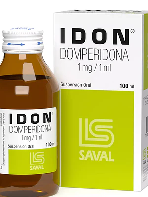 Idon Domperidona 1 mg /1  ml Jarabe 100  ml.