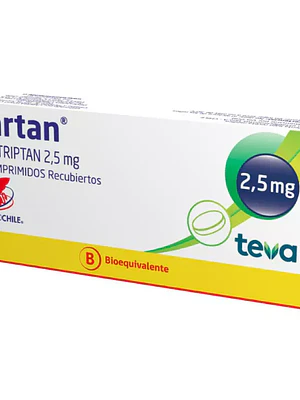 Nartan (B) Naratriptan 2,5 mg 10 Comprimidos recubiertos.
