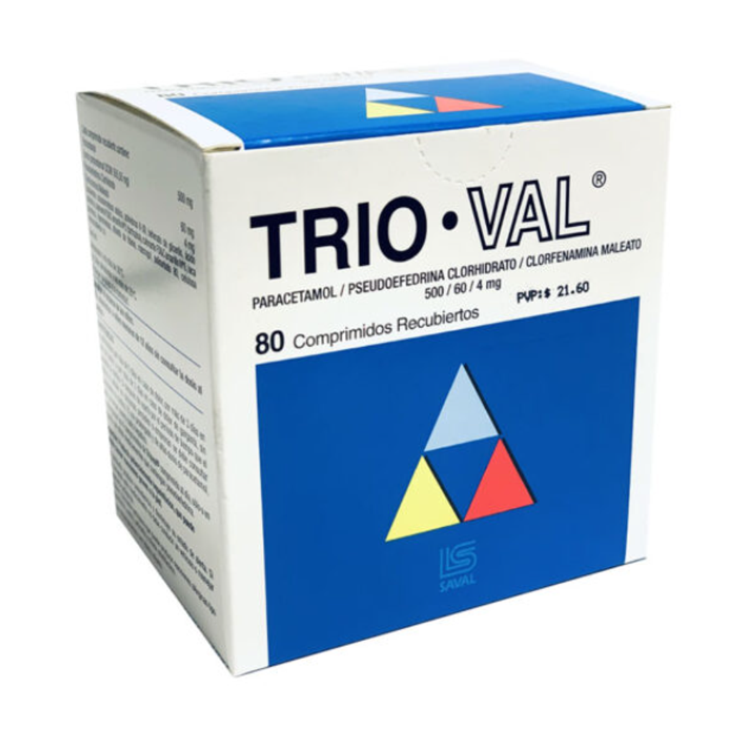 TRIO VAL 80 Comprimidos 1