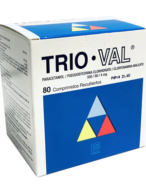 Trio Val 80 Comprimidos.