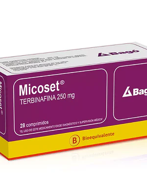 Micoset (B) Terbinafina 250 mg 28 Comprimidos.