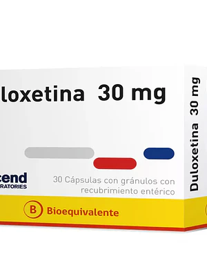 Duloxetina (B) 30 mg 30 Cápsulas.