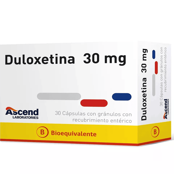 Duloxetina (B) 30 mg 30 Cápsulas. 1