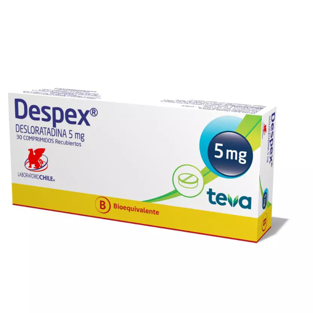 Despex (B) Desloratadina 5 mg 30 Comprimidos recubiertos. 1