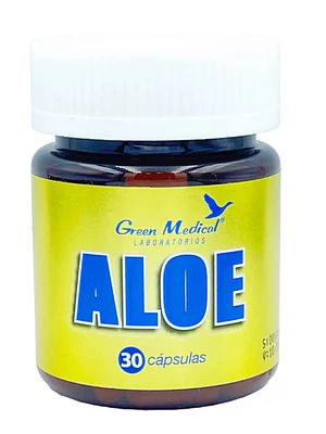 Aloe Vera 30 Cápsulas. Green Medical.