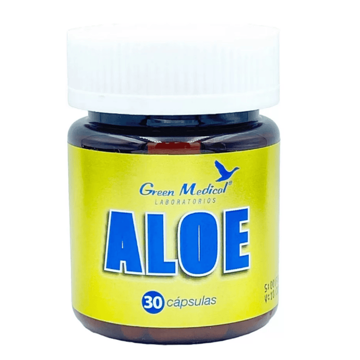Aloe Vera 30 Cápsulas. Green Medical. 1