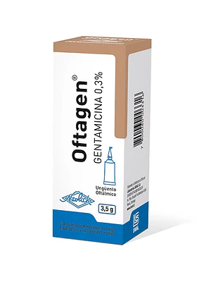 Oftagen Gentamicina 0,3 % Ungüento oftálmico 3,5 g.