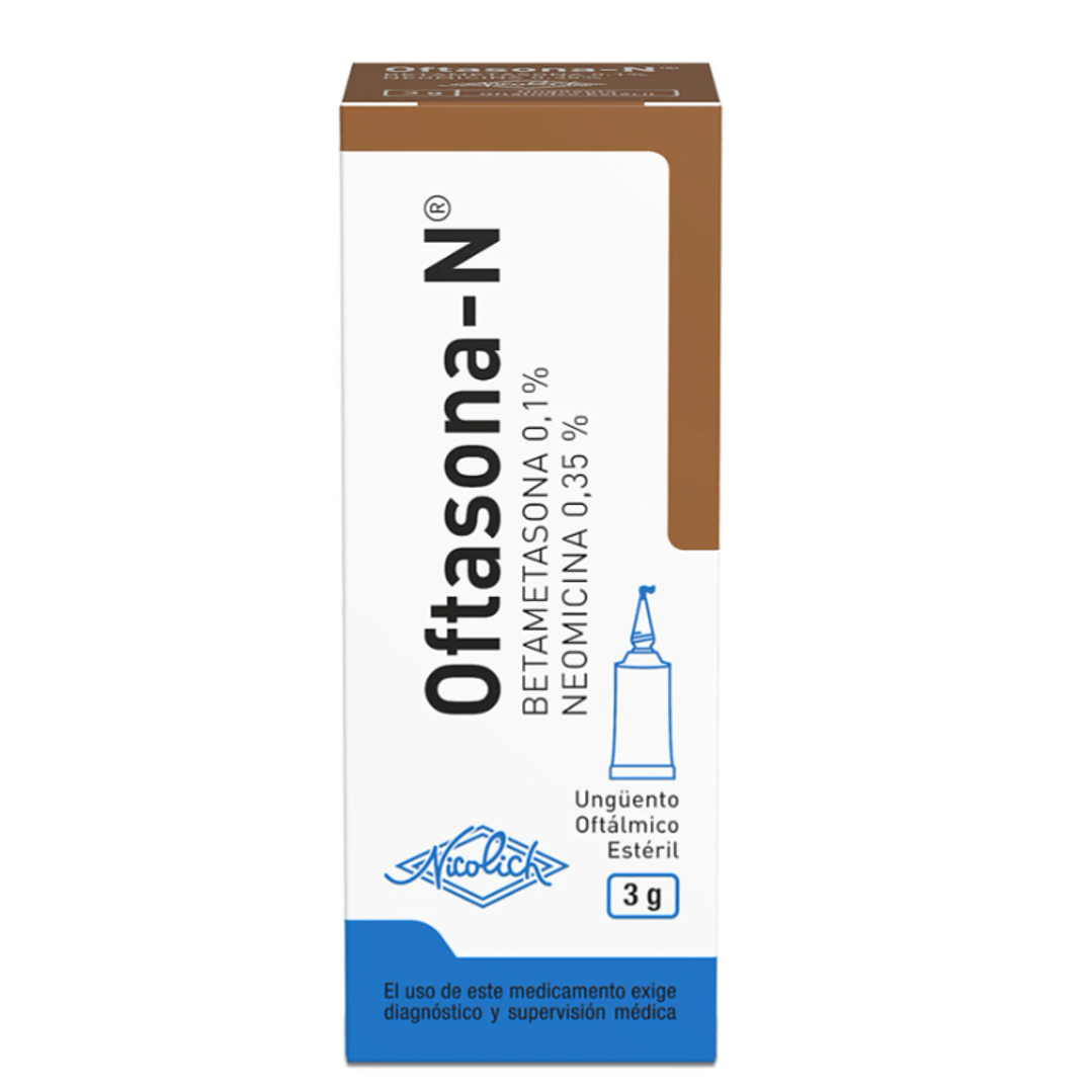 Oftasona-N Betametasona / Neomicina Ungüento Oftálmico 3 g. 1