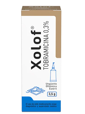 Xolof Tobramicina 0,3% Ungüento oftálmico 3,5 g.