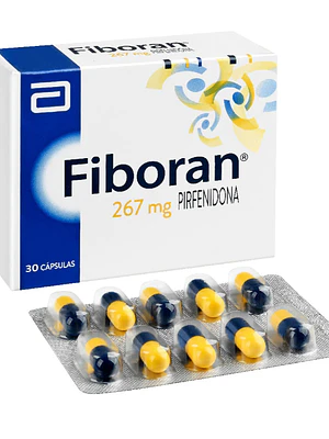 Fiboran Pirfenidona 267 mg 30 Cápsulas.
