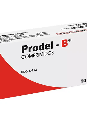 Prodel-B Betametasona Clorfenamina 10 Comprimidos.