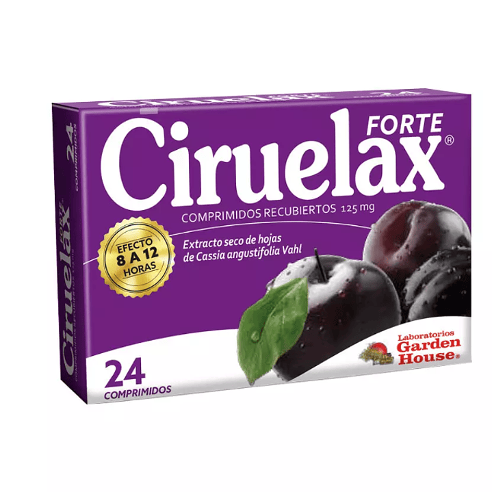 Ciruelax Forte 125 mg 24 Comprimidos. 1