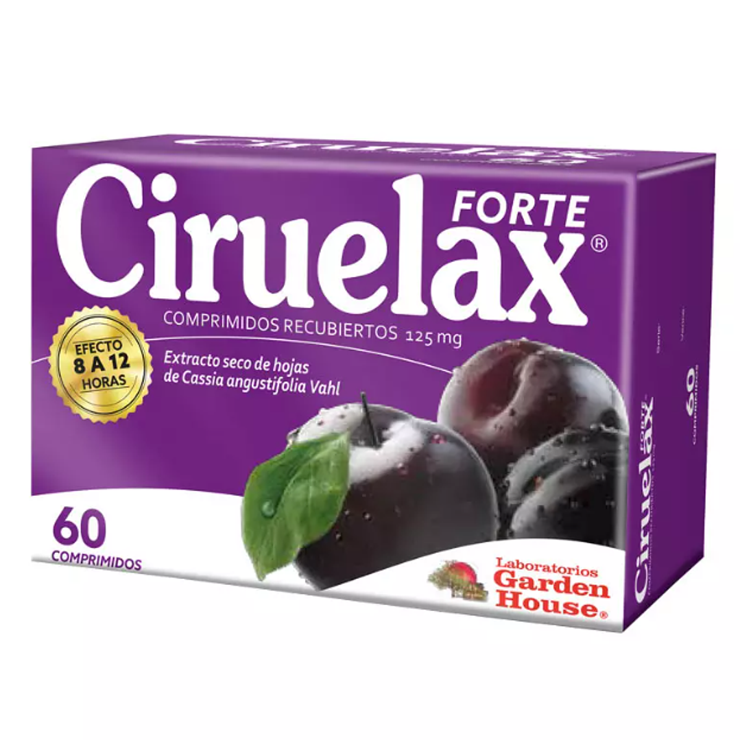 Ciruelax Forte 125 mg 60 Comprimidos. 1