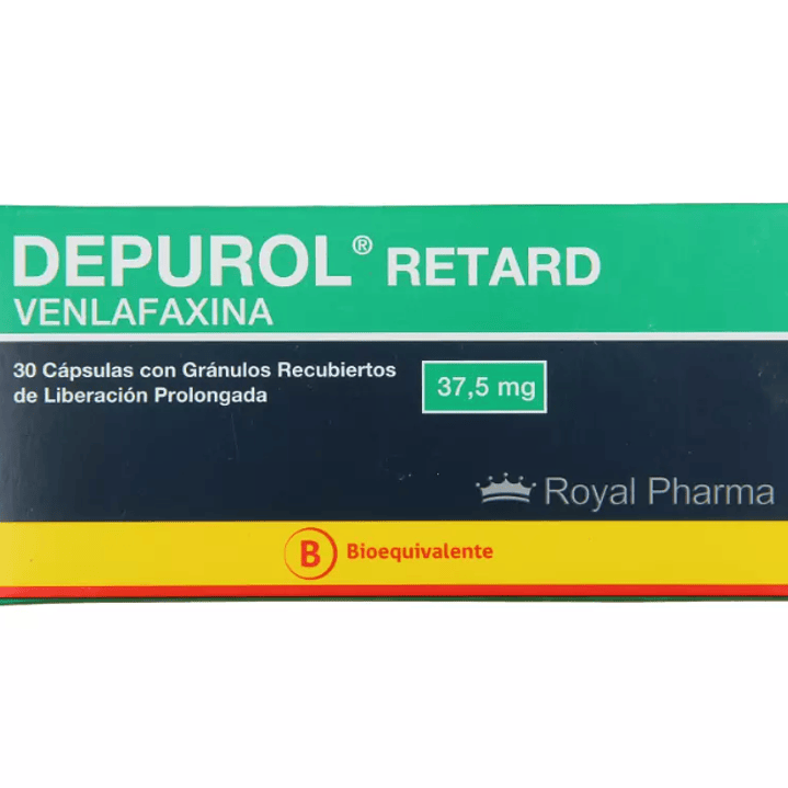 Depurol Retard Venlafaxina 37,5 mg 30 Cápsulas de liberación prolongada. 1