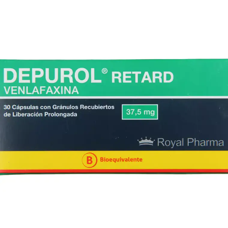 Depurol Retard (B) Venlafaxina 37,5 mg 30 Cápsulas. 1