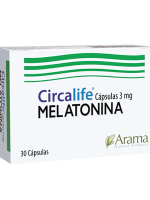 Circalife Melatonina 3 mg 30 Cápsulas.