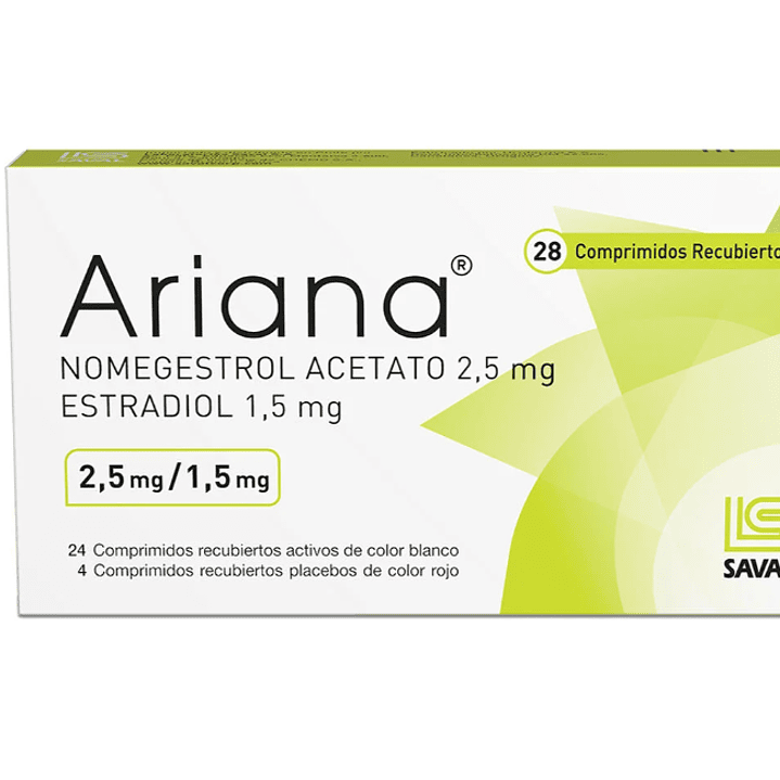 Ariana 2,5 mg/1,5 mg 28 Comprimidos recubiertos. 1
