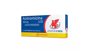 Azitromicina (B) 500 mg 6 Comprimidos recubiertos.