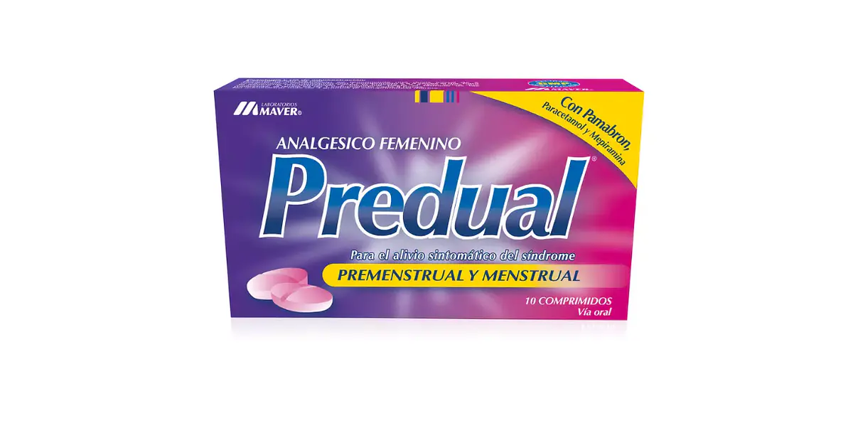 Predual Analgésico femenino 10 Comprimidos.