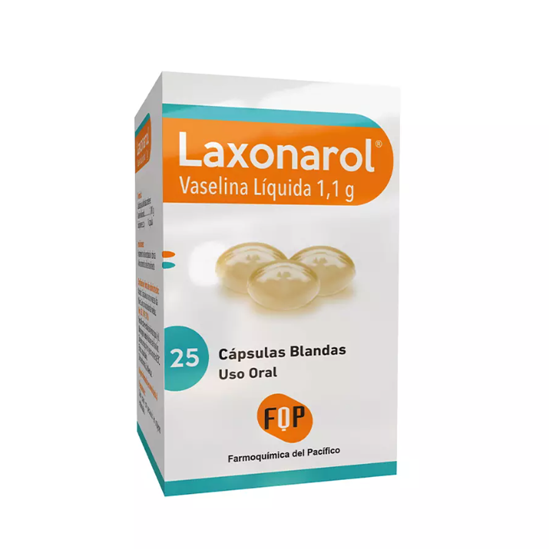 Laxonarol Vaselina 25 Cápsulas. 1
