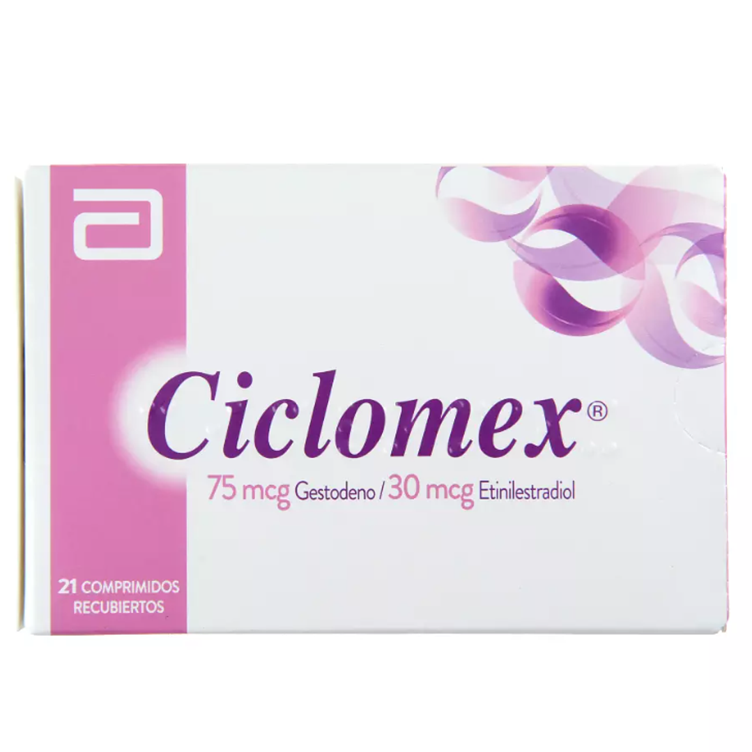 Ciclomex 21  75 mcg 30 mcg 21 Comprimidos. 1