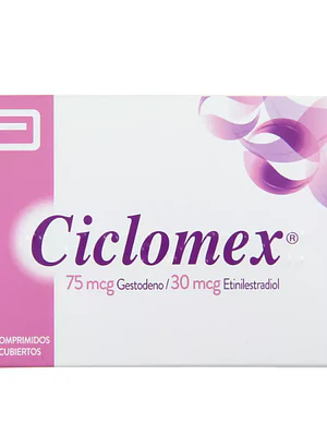 Ciclomex Gestodeno Etinilestradiol 21 Comprimidos.