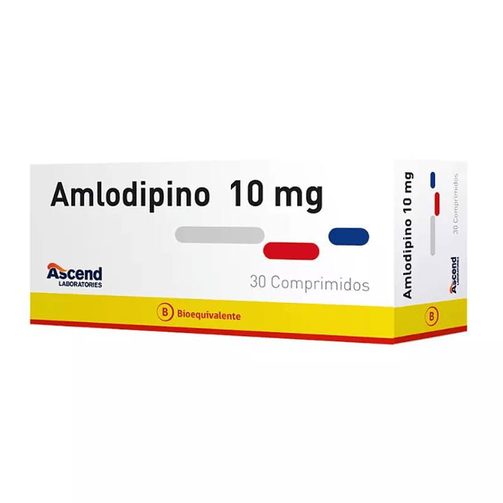 Amlodipino 10 mg 30 Comprimidos. 1