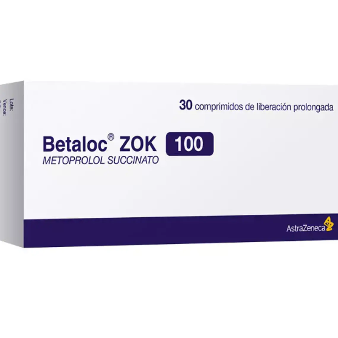 Betaloc Zok Metoprolol 100 mg 30 Comprimidos. 1