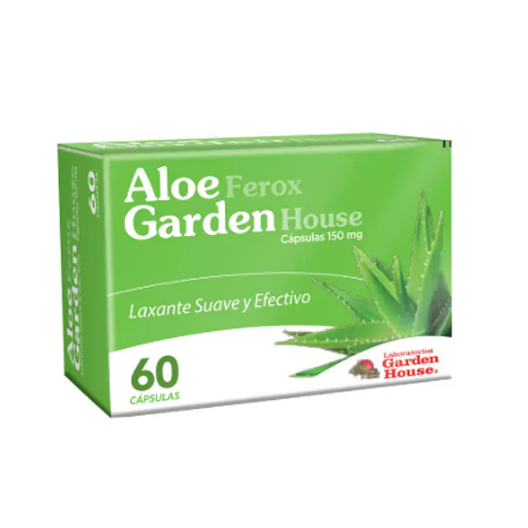 Aloe Ferox 150 mg 60 Cápsulas. Garden House 1