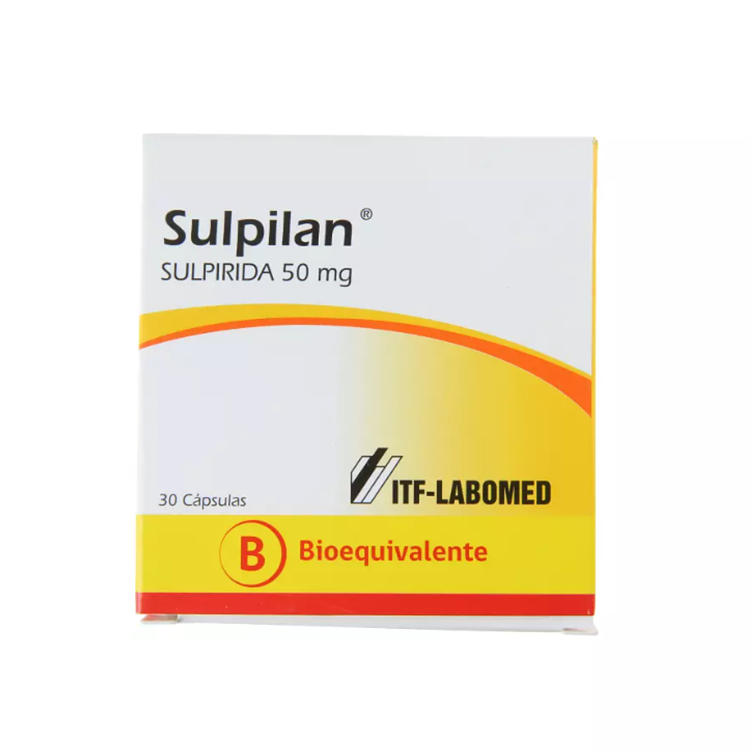 Sulpilan (B) Sulpirida 50 mg 30 Cápsulas. 1