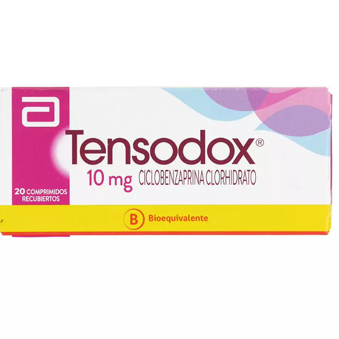 Tensodox (B) Ciclobenzaprina 10 mg 20 Comprimidos recubiertos. 1