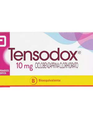 Tensodox (B) Ciclobenzaprina 10 mg 20 Comprimidos.