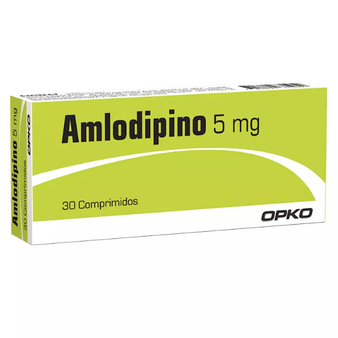 Amlodipino (B) 5 mg 30 Comprimidos. 1
