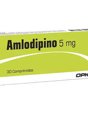 Amlodipino (B) 5 mg 30 Comprimidos.