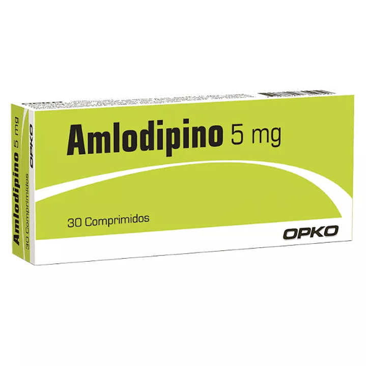 Amlodipino (B) 5 mg 30 Comprimidos. 1
